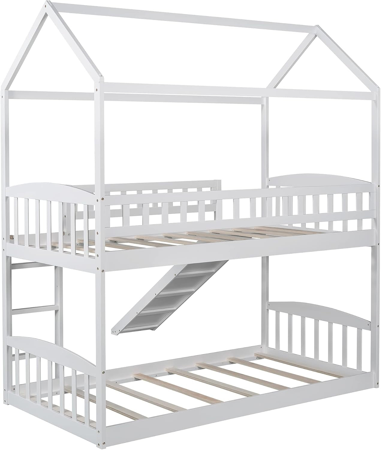 House Bunk Bed with Slide